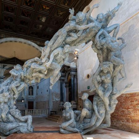 Instalace Perpetuo v kostele Santa Maria della Visitazione