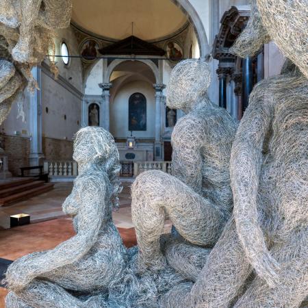 Instalace Perpetuo v kostele Santa Maria della Visitazione