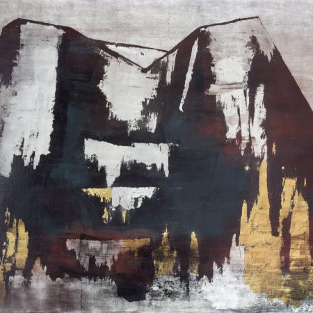 Anna-Eva Bergman N°34-1965 Montagne sombre / Dark Mountain, 1965