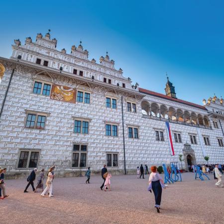 Renesanční zámek v Litomyšli je zapsán na seznamu UNESCO.