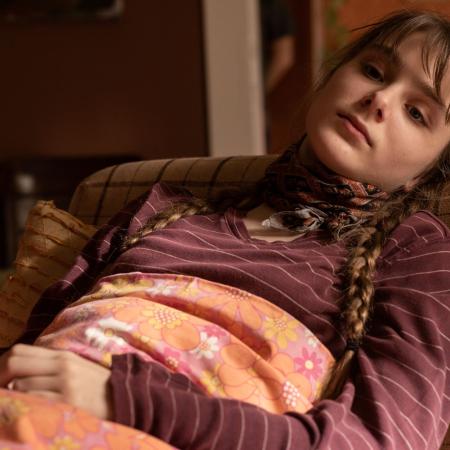 Kateřina Falbrová v roli třináctileté Karolíny