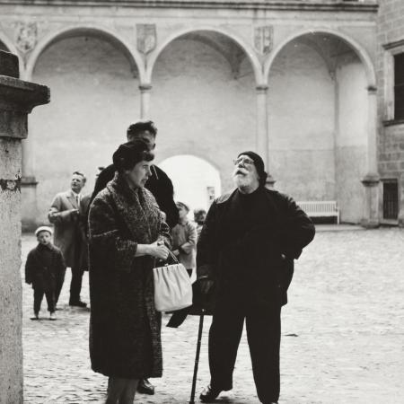 Jan Zrzavý na zámku v Telči, 70. léta