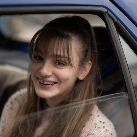 Kateřina Falbrová ztvárnila hlavní roli třináctileté členky sboru 
