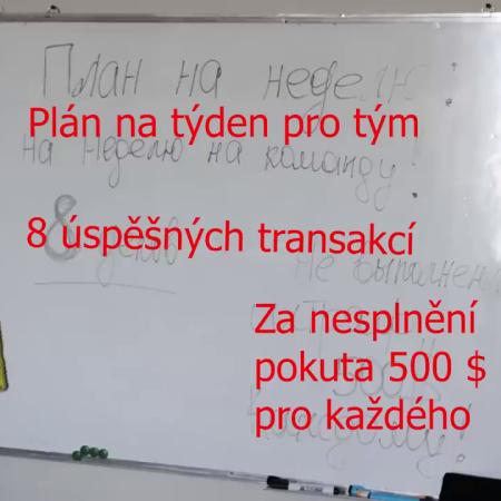 Týdenní plán v podvodném call centru na Ukrajině