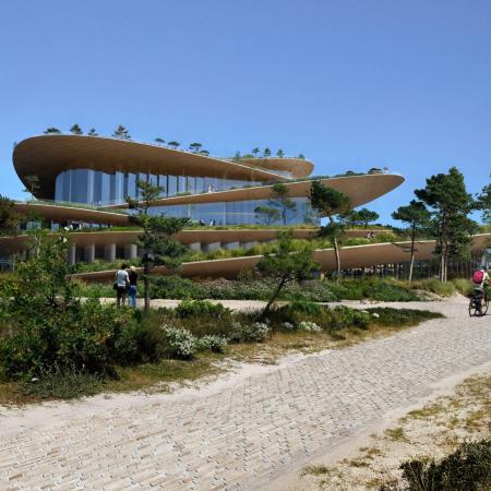 Architektonickou soutěž na budovu nové opery v Hamburku vyhrálo dánské studio Bjarke Ingels Group