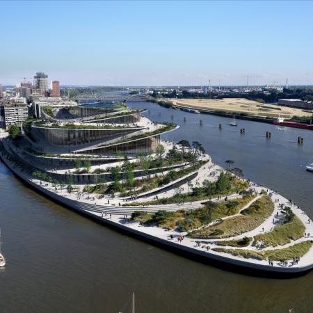 Architektonickou soutěž na budovu nové opery v Hamburku vyhrálo dánské studio Bjarke Ingels Group