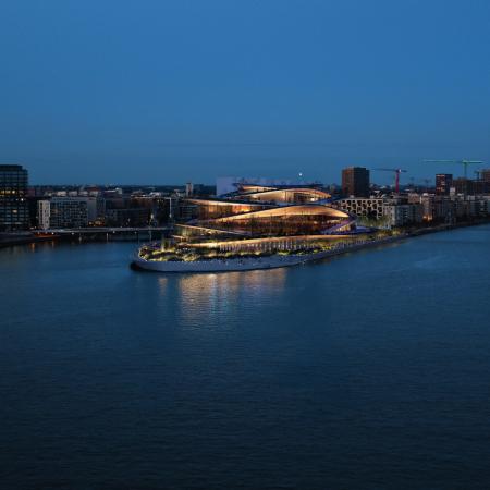 Architektonickou soutěž na budovu nové opery v Hamburku vyhrálo dánské studio Bjarke Ingels Group