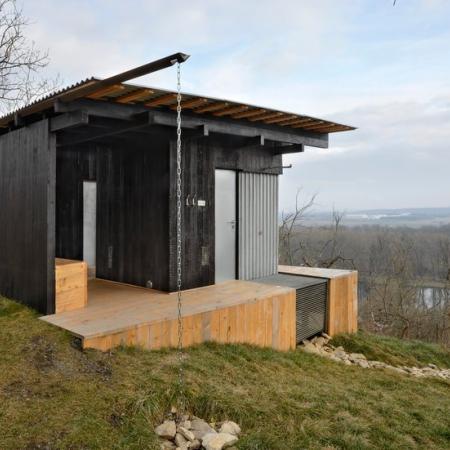 Dřevěné objekty Veritas v obci Hoštka, not at all office