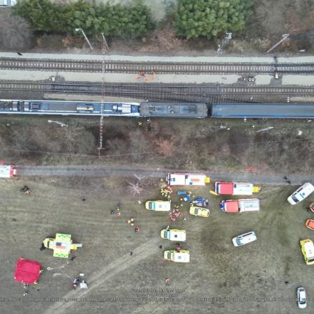 Srážka vlaků na Českobudějovicku