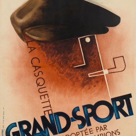 Cassandre (Adolphe Jean-Marie Mouron) (1901–1968) Grand – Sport, La casquette, 1931