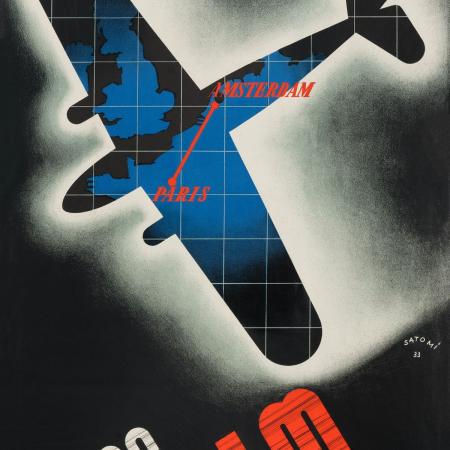 Munetsugu Satomi (1904–1996) K.L.M. Amsterdam–Paris, 1933