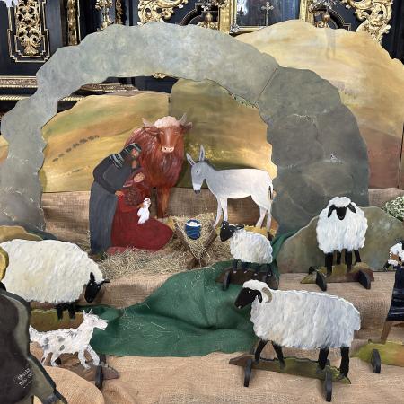 Betlém Martiny Špinkové v Kostele Pražského Jezulátka