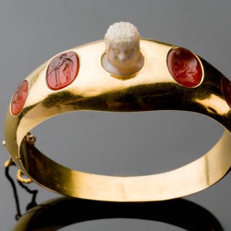 Náramek, Franz Pieter, na středové gemě Paridův soud, Vídeň po r. 1824