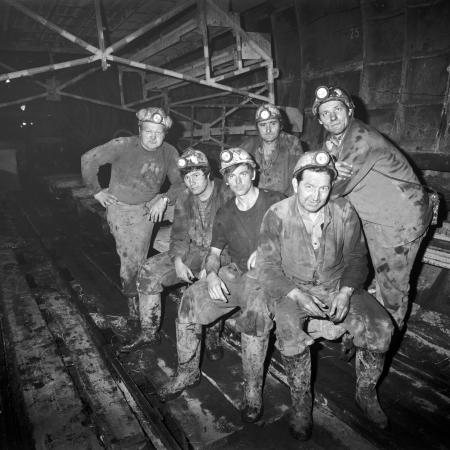 Dne 7. ledna 1966 začala výstavba pražského metra. Na snímku razičská parta linky C