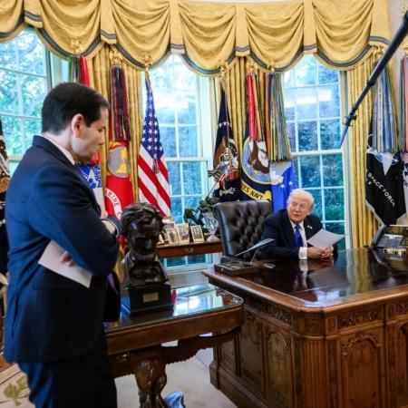 Chystání mírového plánu pro Gazu v Bílém domě