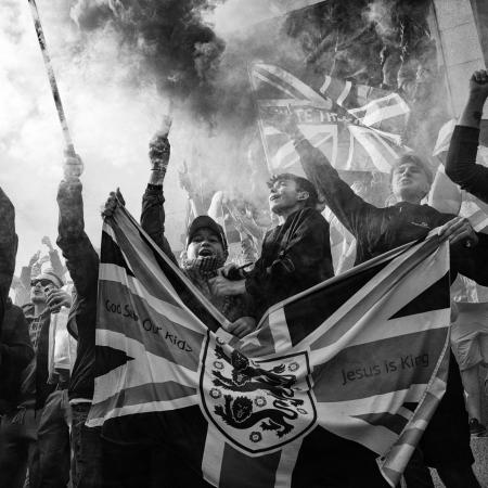 2. místo v kategorii REPORTÁŽ, David Sládek, Sjednoťme království protiimigrační protestní pochod v Londýně