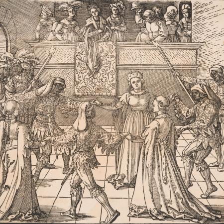 Dílo Albrechta Dürera Tanec v maskách (1517-1518) bude součástí výstavy věnované Anně Jagellonské