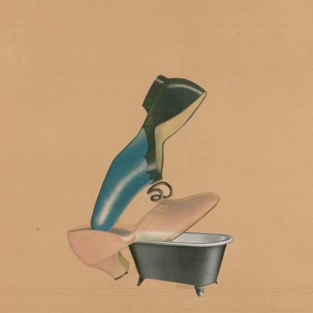 Jindřich Štyrský: Milenci z cyklu Stěhovací kabinet (Lovers from the cycle Moving cabinet). Dílo bude k vidění na výstavě surrealismu,