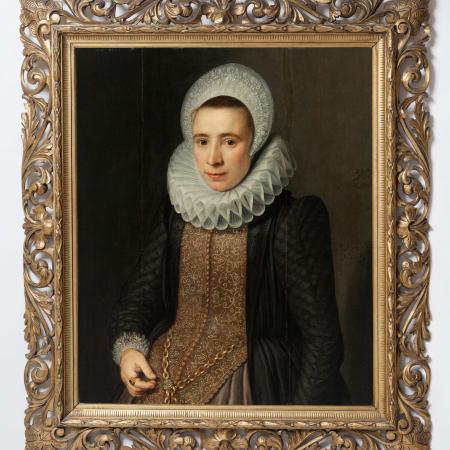 Podobiznu 26leté dámy od Michiela Jansenze van Mierevelta z roku 1616 návštěvníci uvidí na výstavě NGP 230 let