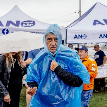 Vítěz v kategorii LIDÉ, O KTERÝCH SE MLUVÍ, Petr Topič, Andrej Babiš ve volební kampani