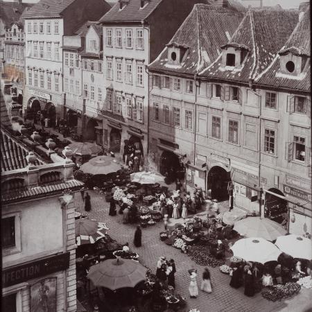 Viktor Sretti, Zelný trh,1900