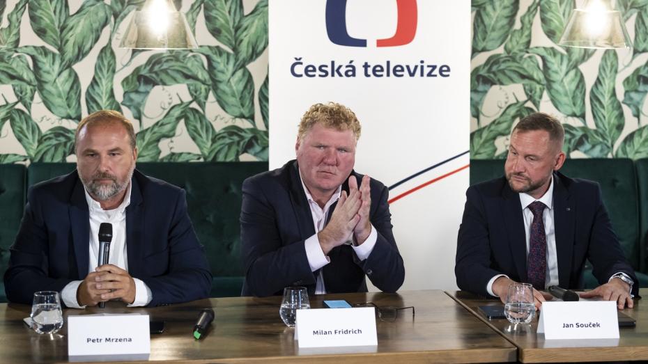 Petr Mrzena, Milan Fridrich a Jan Souček