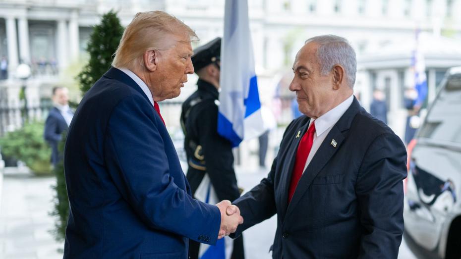 Prezident Donald Trump a izraelský premiér Benjamin Netanjahu