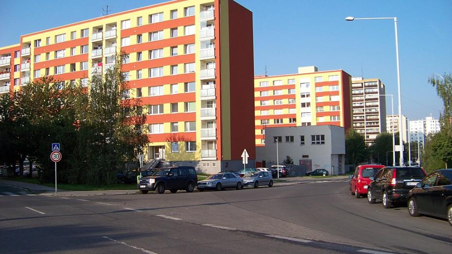 Panelové sídliště v pražských Strašnicích