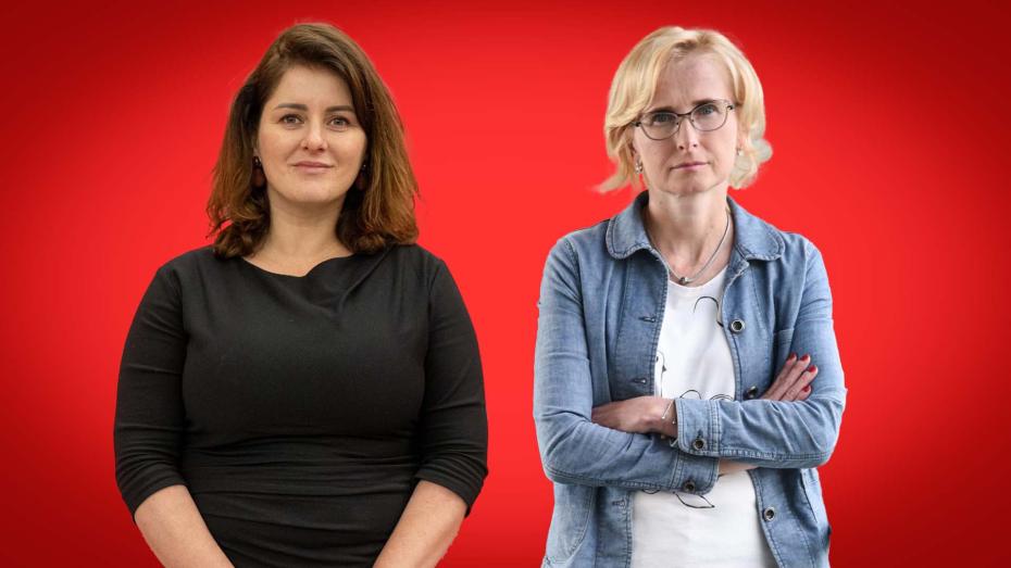 Jana Maláčová (SOCDEM) a Kateřina Konečná (KSČM)