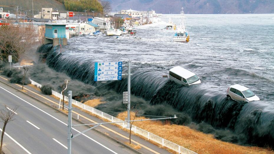Ilustrační snímek: vlna tsunami v Japonsku v roce 2011 dosáhla výšky 9 metrů