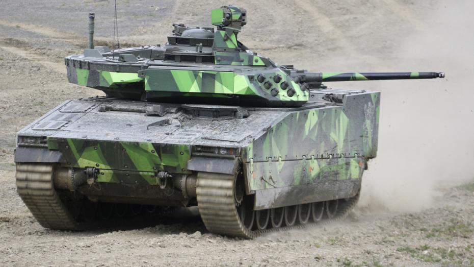 Švédské vojenské vozidlo CV90