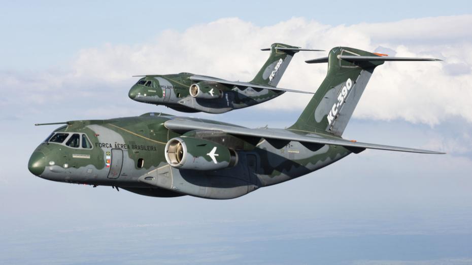 Vojenský dvoumotorový transportní letoun Embraer C-390 Millennium