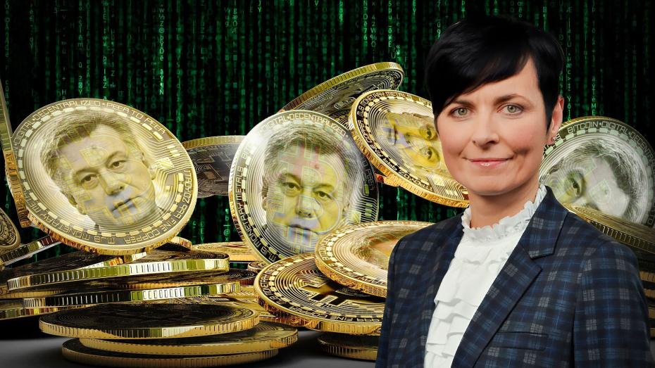 Lenka Bradáčová a Bitcoiny