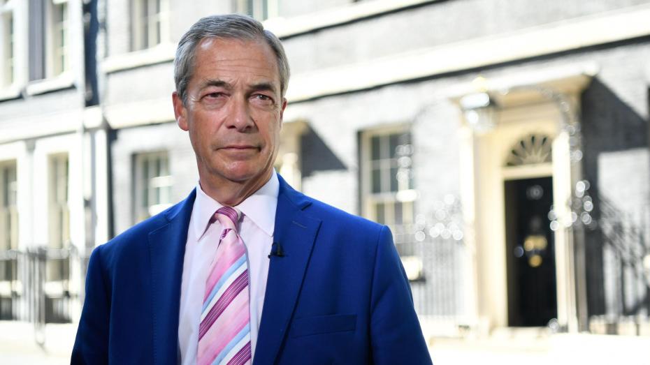Britský politik Nigel Farage