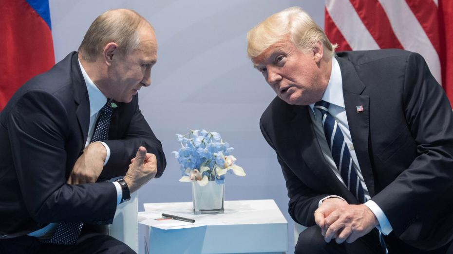 Vladimir Putin a Donald Trump
