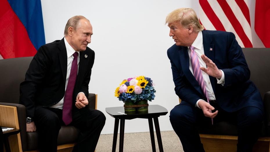 Vladimir Putin a Donald Trump