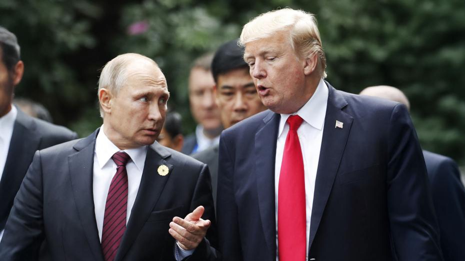 Vladimir Putin a Donald Trump