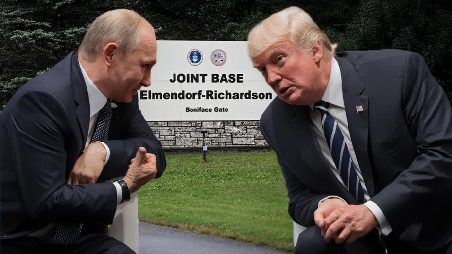 Vladimir Putin a Donald Trump se sejdou v aljašské základně Elmendorf-Richardson