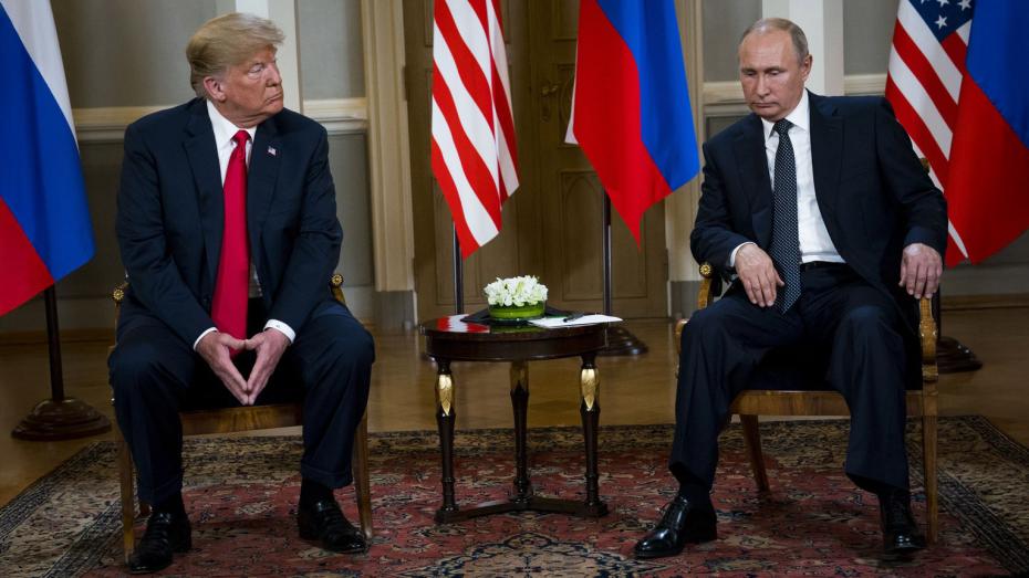 Donald Trump a Vladimir Putin - archivní foto