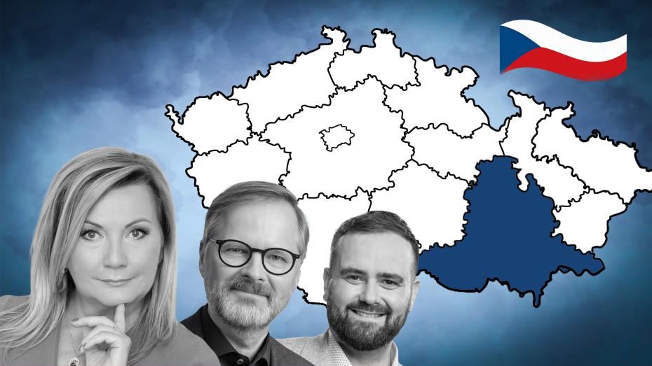 Ilustrační koláž - Alena Schillerová (ANO), Petr Fiala (ODS) a Josef Flek (STAN)