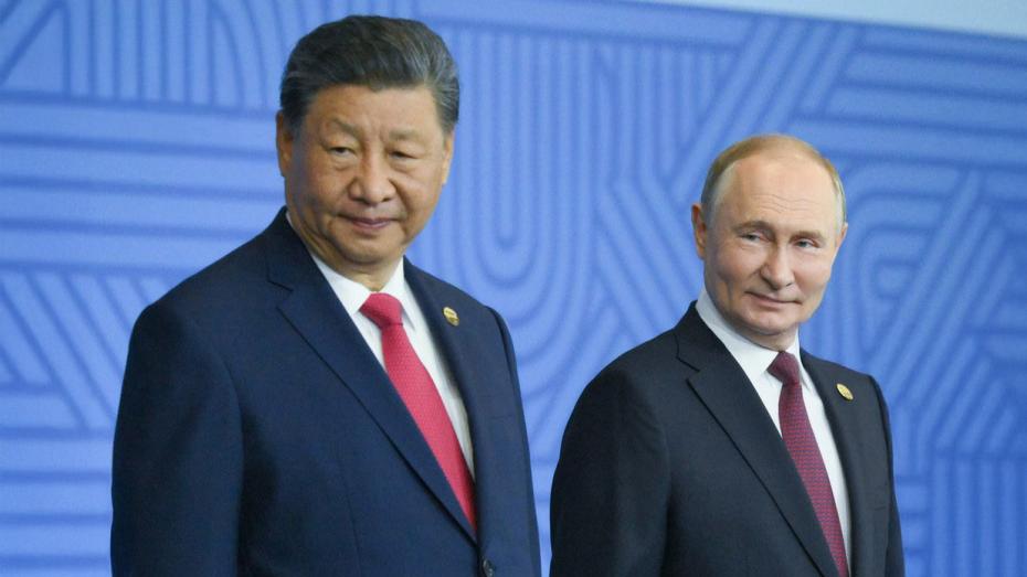 Prezidenti Číny a Ruska, Si Ťin-pching a Vladimir Putin