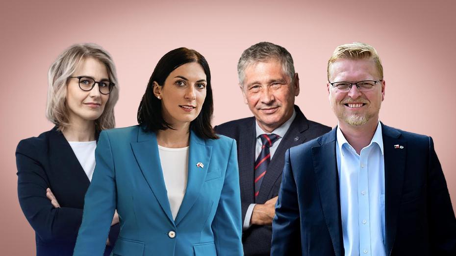 Zleva Martina Ochodnická, Markéta Pekarová Adamová, Ivo Vondrák a Pavel Bělobrádek