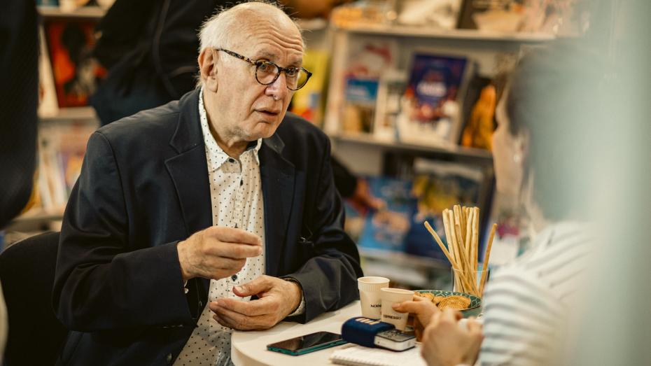 Jean-Michel Guenassia při své letošní návštěvě festivalu Svět knihy.
