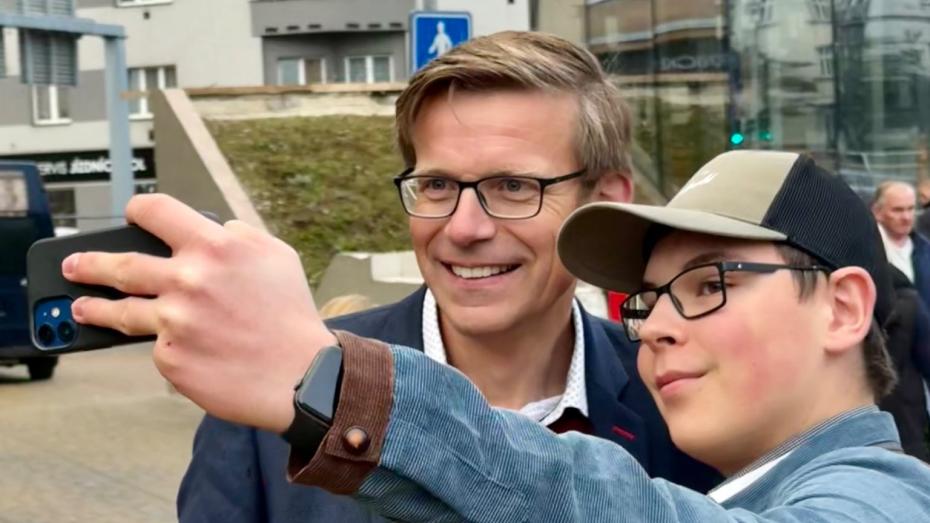 Místopředseda ODS Martin Kupka během volební kampaně
