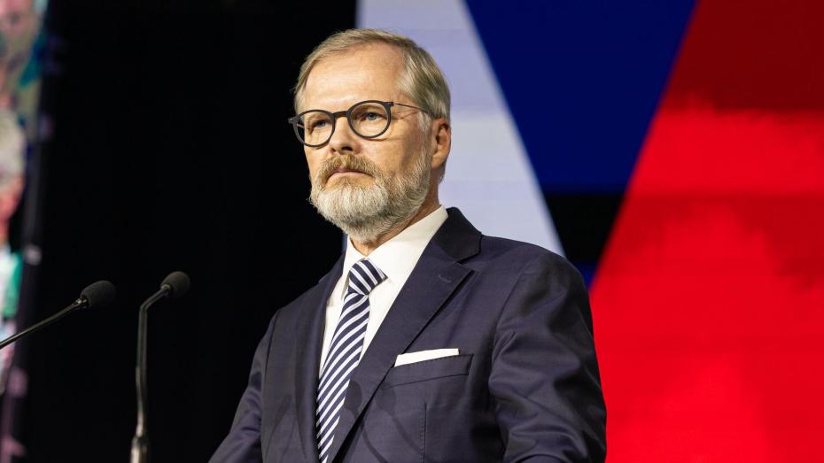 Končící předseda ODS a premiér Petr Fiala