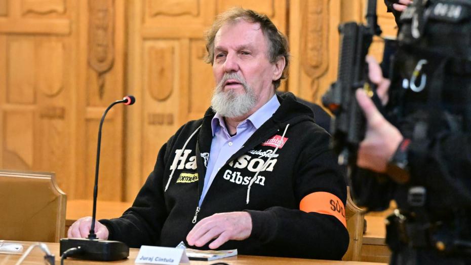Juraj Cintula, obžalovaný z atentátu na slovenského premiéra Roberta Fica