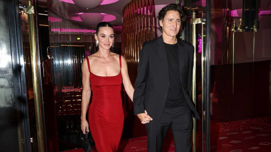 Katy Perry a Justin Trudeau
