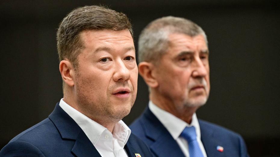 Tomio Okamura a Andrej Babiš