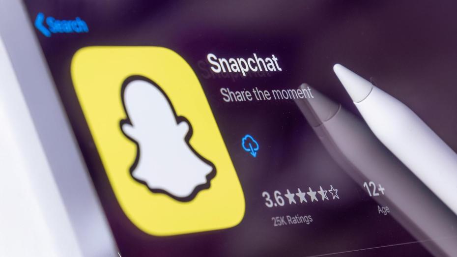 Snapchat - ilustrační foto