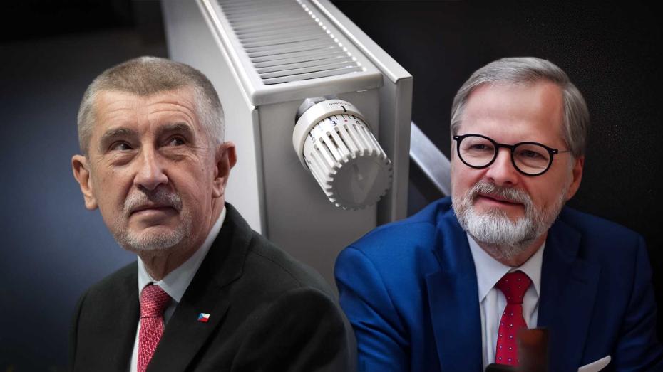Andrej Babiš a Petr Fiala